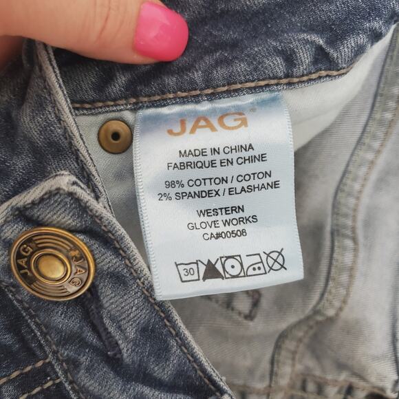 Jag Jeans | Retro Y2K Embroidered Pocket Distressed Jeans - Picture 10 of 11